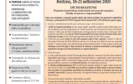 Confedilizia notizie – Ottobre 2003