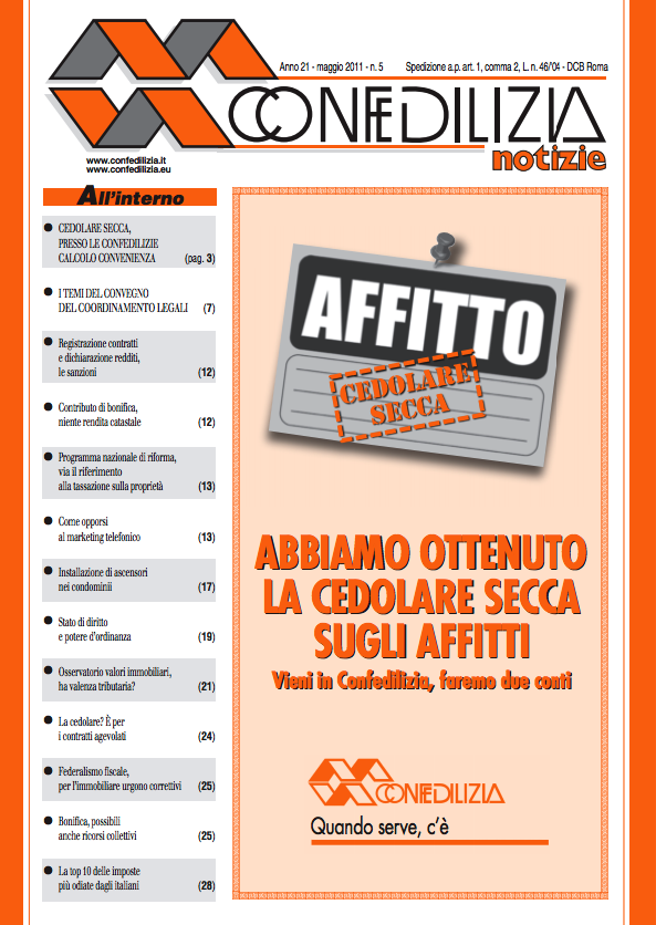 Confedilizia notizie – Aprile 2011