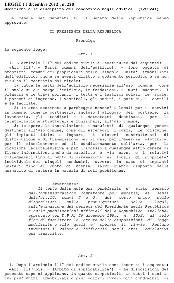 LEGGE 111212