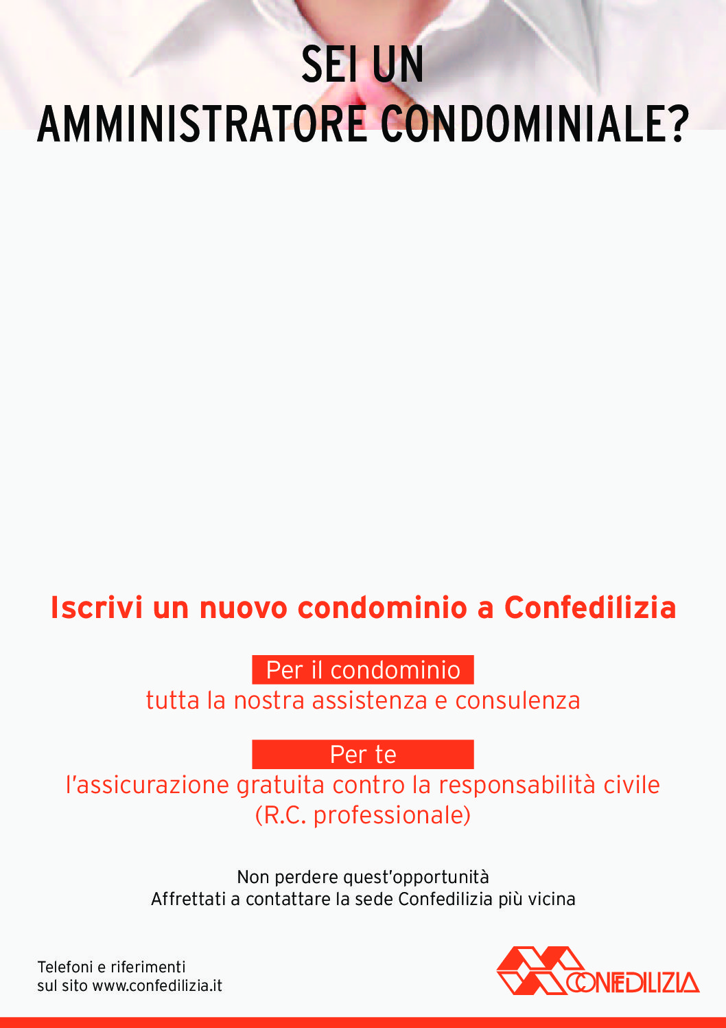 Porta un condominio in Confedilizia