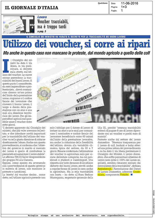 Il Giornale d'Italia 11.06