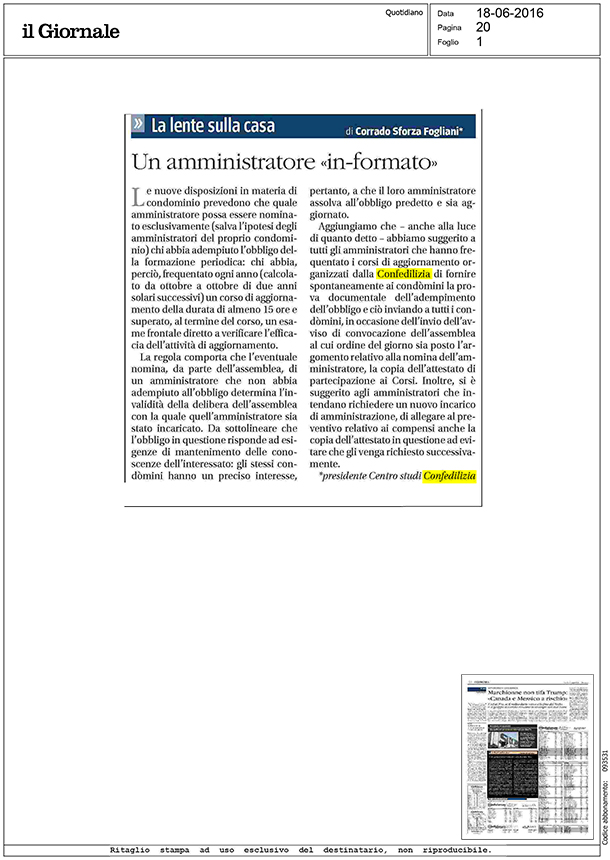 il Giornale 18.6