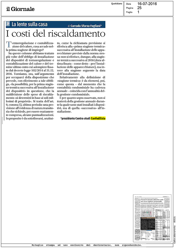 il giornale 16.7