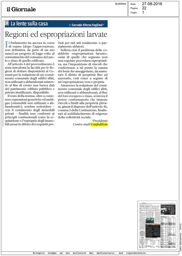 Il Giornale 27.8.2016