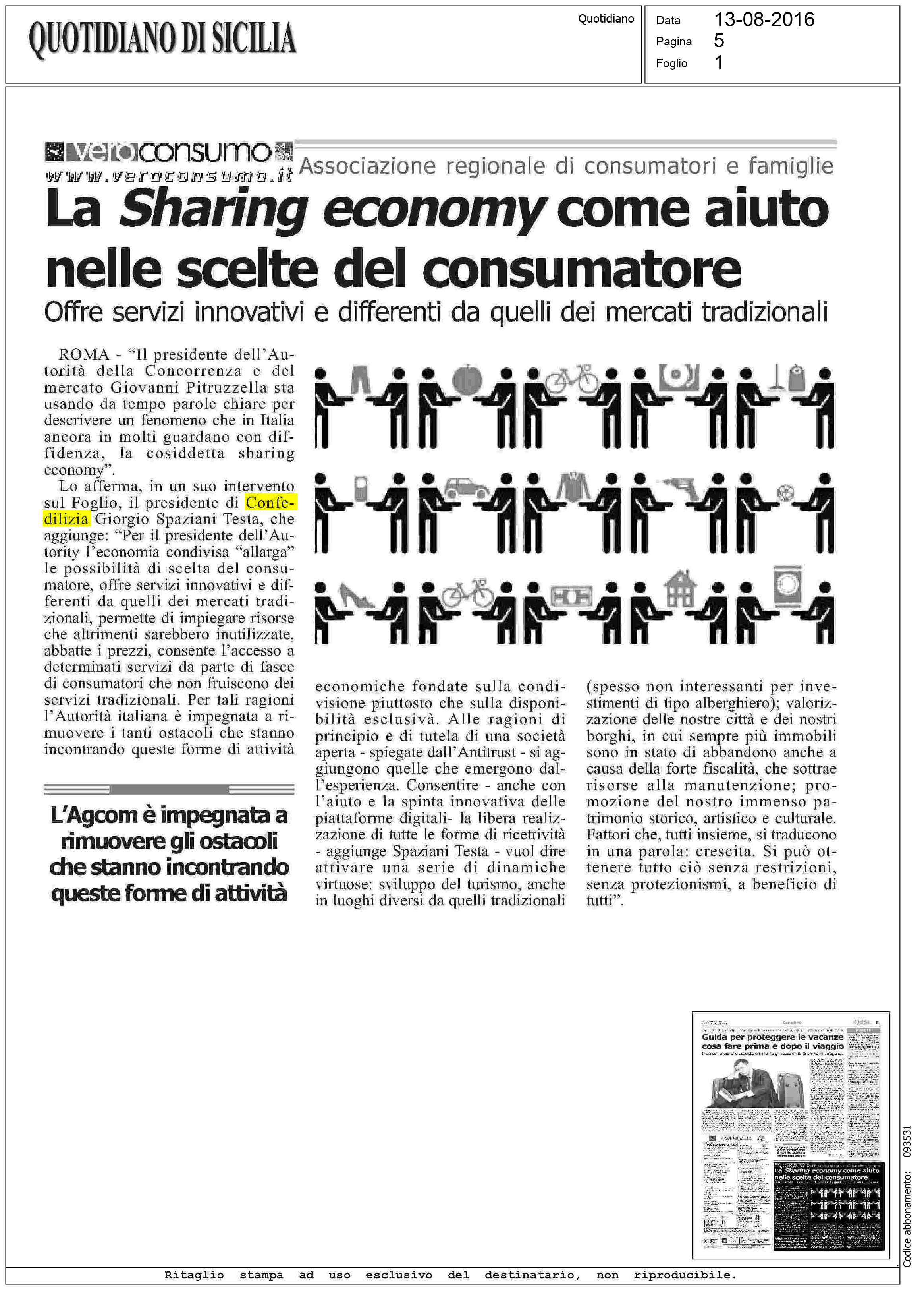 Quotidiano di Sicilia 13.8.2016