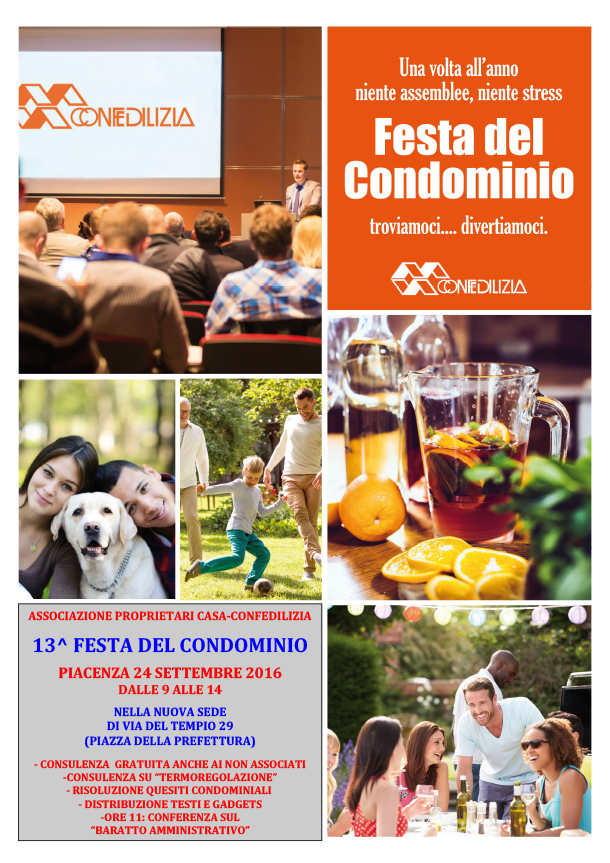 Locandina Festa del Condominio 2016