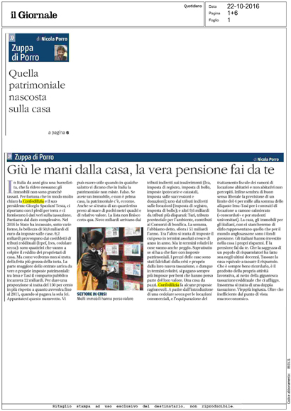 Il Giornale 22.10.2016