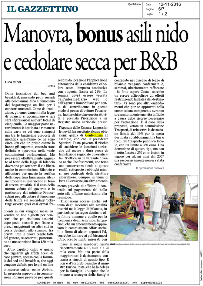 Il Gazzettino 12.11.2016-1