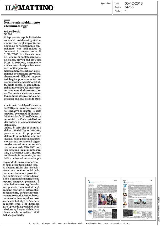 Il Mattino 5.12.2016