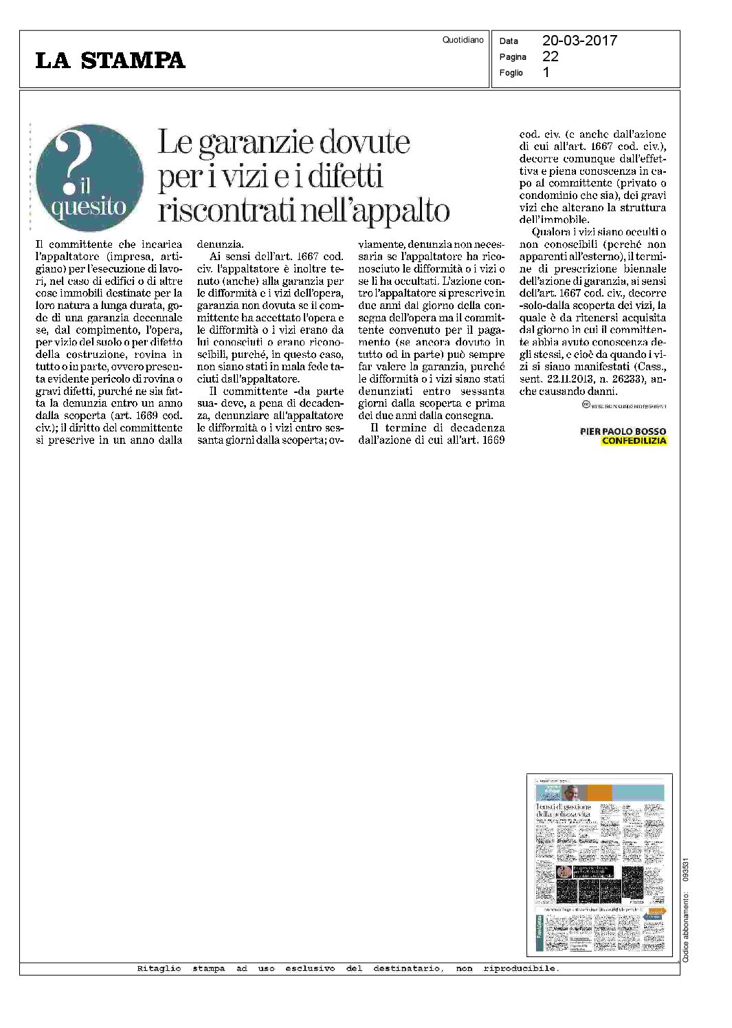la stampa 20.3.2017