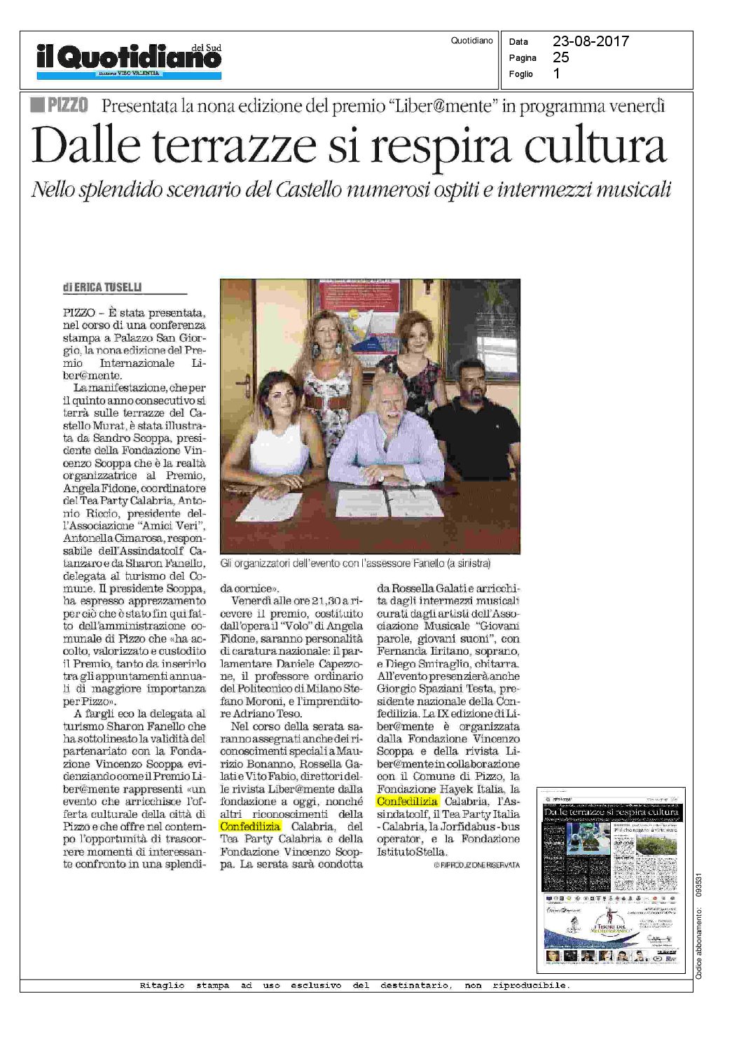 Il quotidiano del Sud_23.8.17