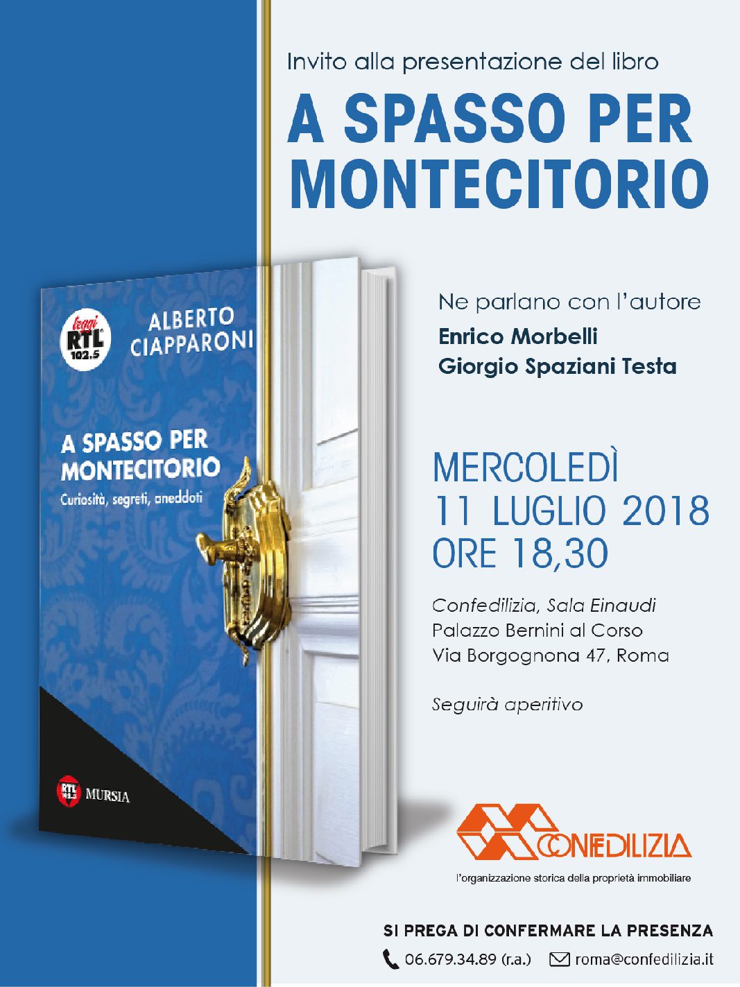 Invito Ciapparoni 11.07.2018
