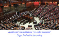 Audizione Confedilizia su “Decreto sicurezza”