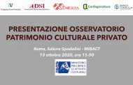 Presentazione Osservatorio Patrimonio Culturale Privato