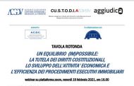 Un equilibrio (im)possibile: la tutela dei diritti costituzionali, lo sviluppo dell’attività economica e l’efficienza dei procedimenti esecutivi immobiliari