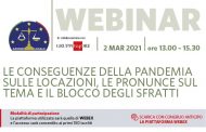 Webinar – Le conseguenze della pandemia sulle locazioni, le pronunce sul tema e il blocco degli sfratti