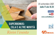 Superbonus: Cila e altre novità