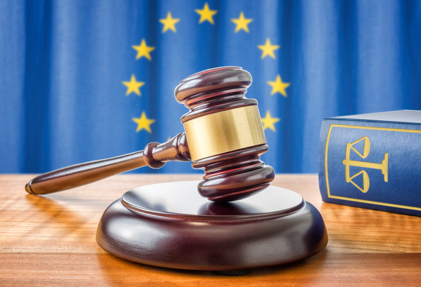 A gavel and a law book – European union