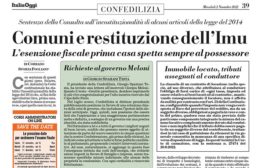 Italia Oggi – Novembre 2022