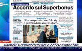 Rai news – 20.2.2023 – Rassegna stampa – Ore 23