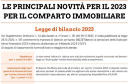 Legge di bilancio 2023