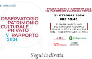 Presentazione V rapporto 2024 del patrimonio culturale privato