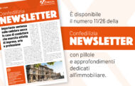 E’ disponibile il numero 11/26 della NEWSLETTER Confedilizia