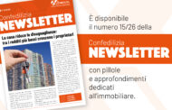 E’ disponibile il numero 15/26 della NEWSLETTER Confedilizia